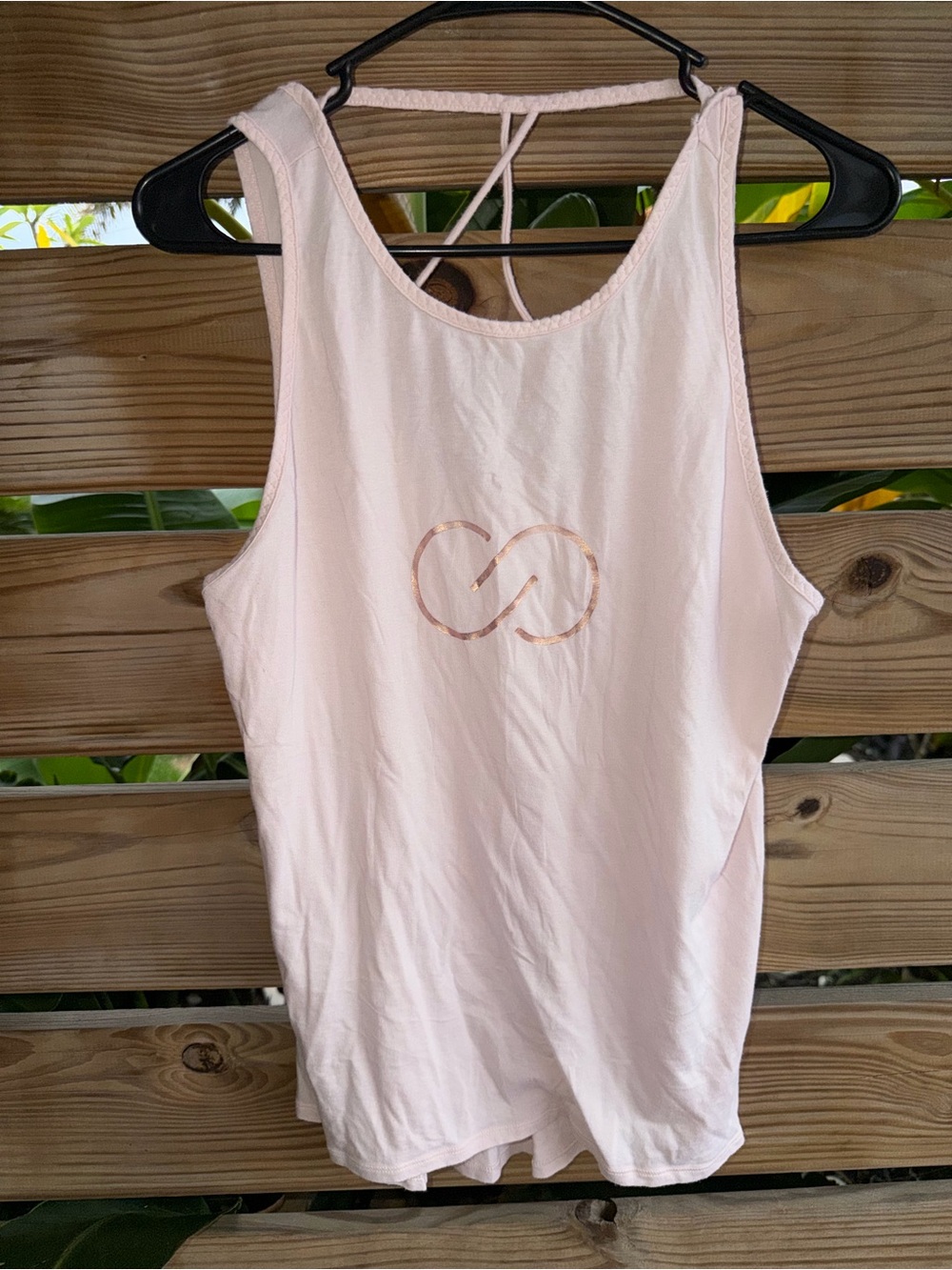 CALIA by Carrie Underwood Pale Pink Strappy-Back Tank